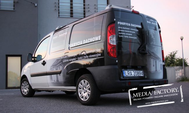 doblo fiat POL-DACH folia wylewana wycinanka srebrna black white 5