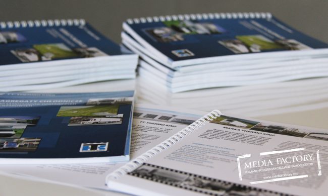 folder spirala kreda 200 gram agregaty Thermo King projekt druk zdjecia reklamowe 1