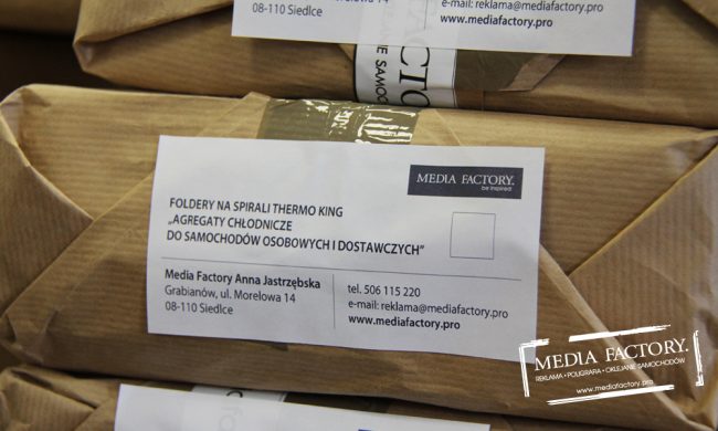 folder spirala kreda 200 gram agregaty Thermo King projekt druk zdjecia reklamowe 2