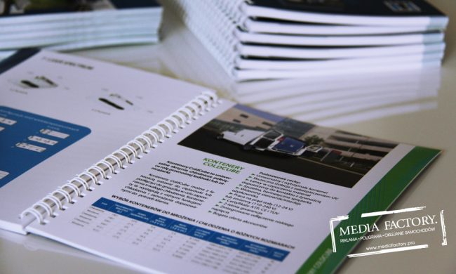 folder spirala kreda 200 gram agregaty Thermo King projekt druk zdjecia reklamowe 4