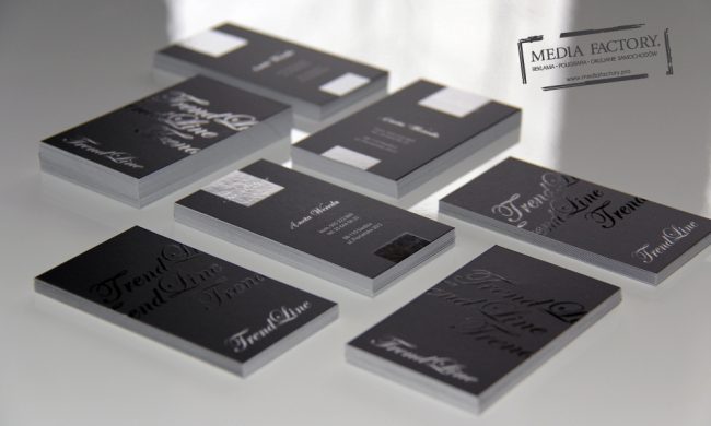 wizytowki TREND LINE lakier UV punktowy 5