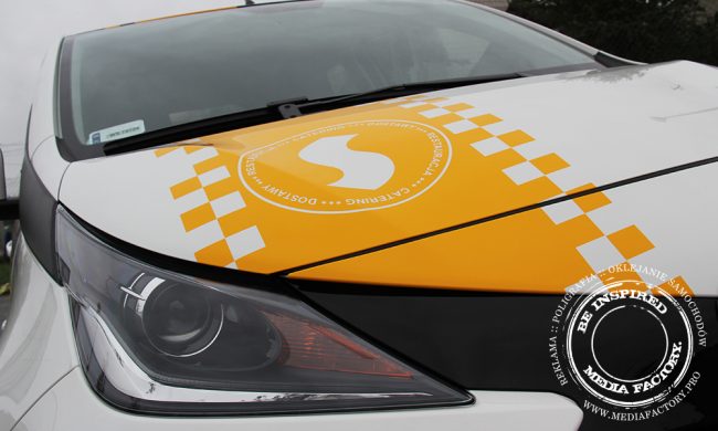 Toyota Aygo SPHINX oklejenie folia polimerowa wycinana ploterowo projekt sportowy design 2