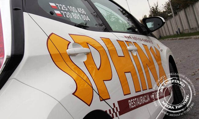 Toyota Aygo SPHINX oklejenie folia polimerowa wycinana ploterowo projekt sportowy design 6