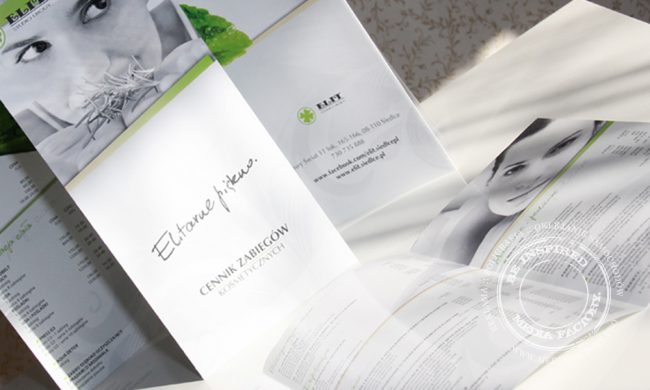 ulotki DL skladane ELIT 170 gram 12