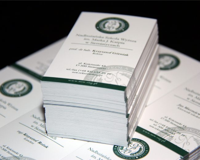 wizytowki NSW Siemiatycze kreda 350 gram 1