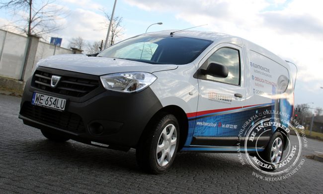 Dacia Dokker ITS ochrona folia wylewana wycinaka ploterowa projekt 14