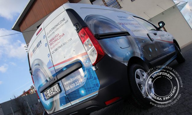 Dacia Dokker ITS ochrona folia wylewana wycinaka ploterowa projekt 9