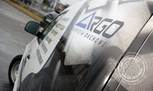 VW Caddy ARGO dachy folia polimerowa ploterowa projekt