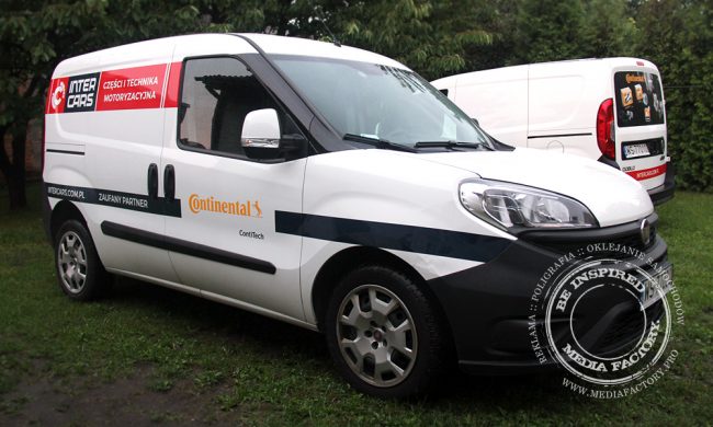 Doblo Inter Cars Continental oklejanie folia wydruk 2