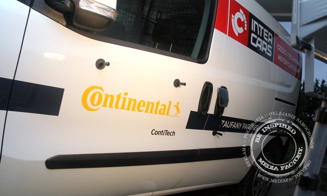 Doblo Inter Cars Continental oklejanie folia wydruk 4
