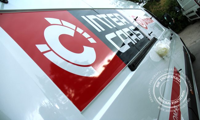 Inter Cars Brembo oklejenie folia wylewana 4