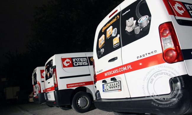 Inter Cars Brembo oklejenie folia wylewana 8