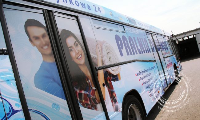 autobus Volvo Pralnia dywanow oklejanie folia wydruk8
