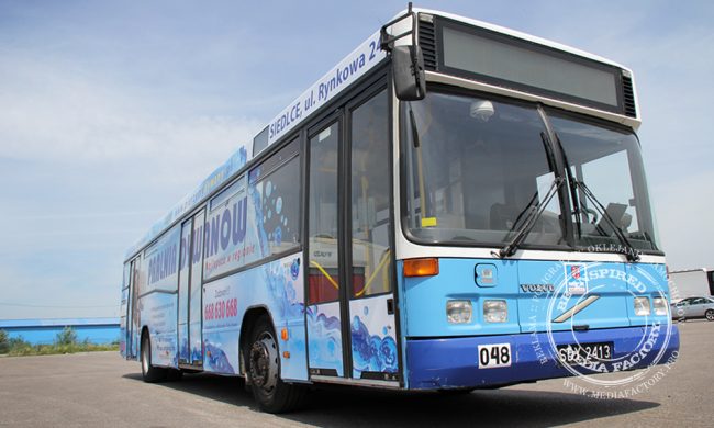 autobus Volvo Pralnia dywanow oklejanie folia wydruk9