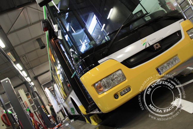 autobus Arriva koleje mazowieckie folia polimerowa wycinana ploterowo oklejanie 9