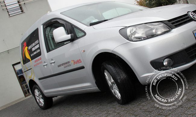 VW Caddy AVES weterynarz polimerowa folia ploterowa wycinanka 8