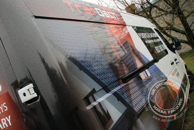 Opel Movano Traf Dach folia polimerowa laminat projekt ploter 3