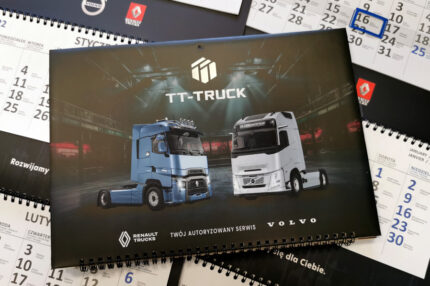 Kalendarz ścienny spiralowany